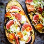 Baked Eggplant with California Figs and Leeks recipe