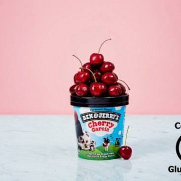 Ben & Jerry's Gluten Free Flavors List Cherry Garcia Pint