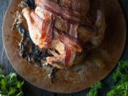Wedding Vows & Roast Chicken with Bacon and Sage