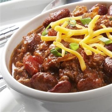 gluten free chili with beans