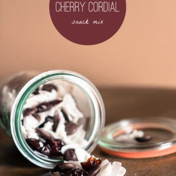 cherry cordial snack mix