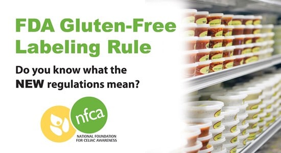 FDA's new Gluten-Free labeling standards kick in