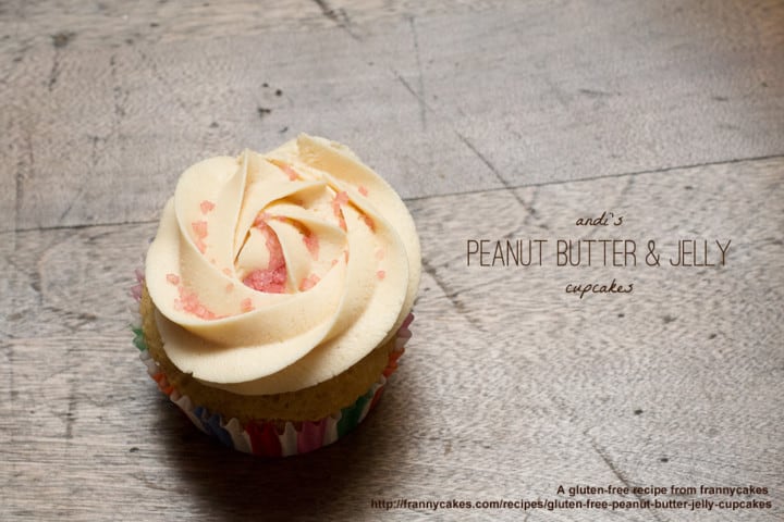 Peanut Butter & Jelly Cupcakes | Gluten-Free
