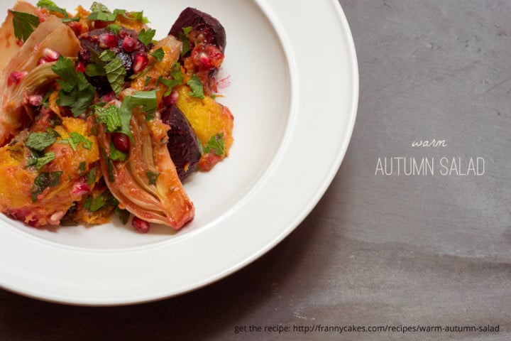 Gluten-Free Warm Autumn Salad | Mary Fran Wiley, the Cupcake Therapist