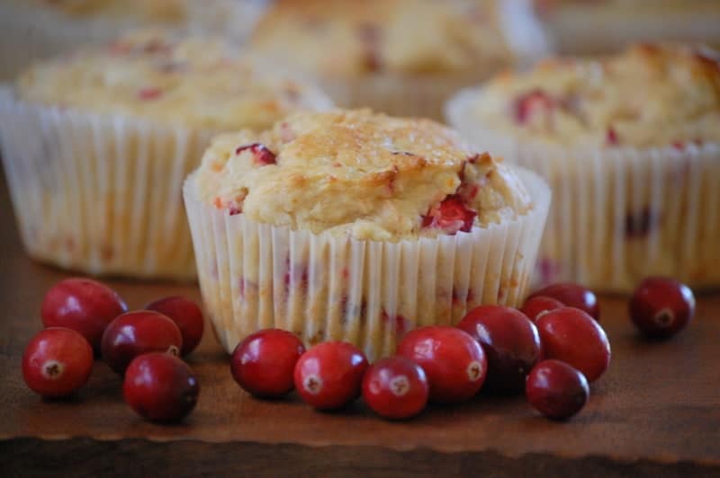 Gluten Free Cranberry Orange Cottage Cheese Muffins Recipe