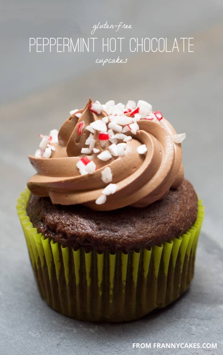 Gluten-free Peppermint Hot Cocoa Cupcakes | Mary Fran, Cupcake Therapist