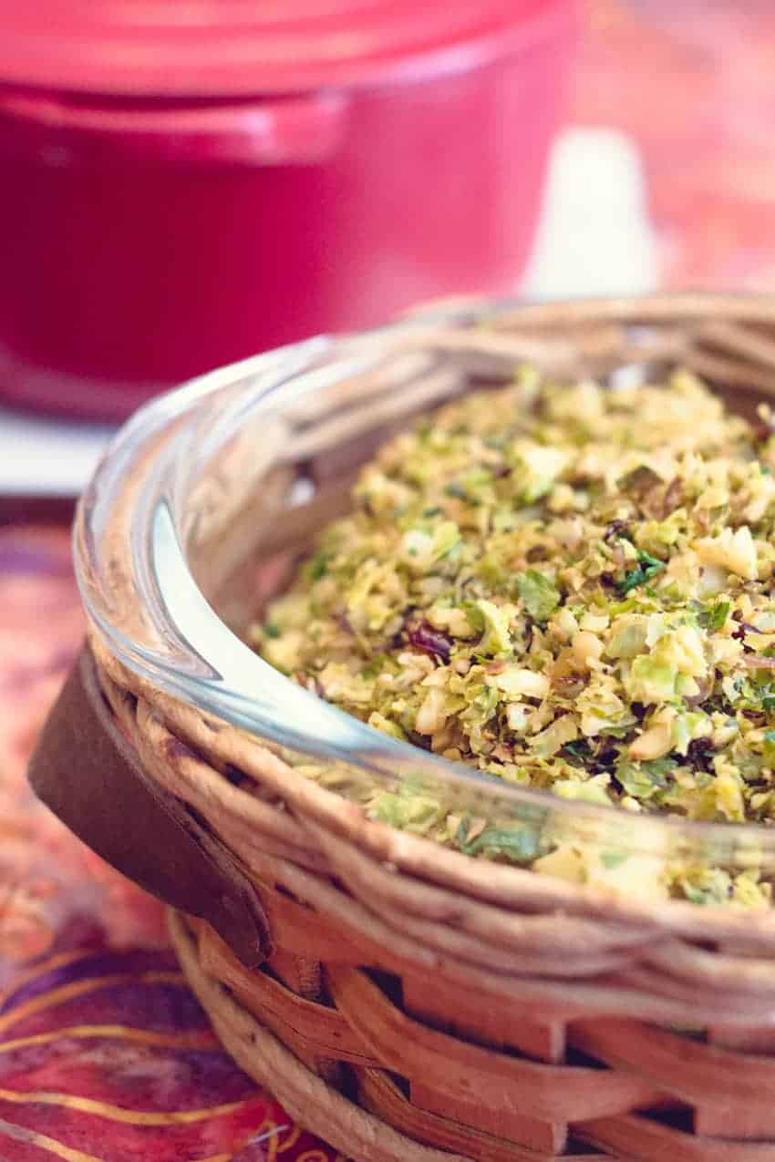 WARM BRUSSELS SPROUT SALAD
