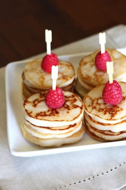 Gluten Free Vegan Pancakes: Mini Lemon Pancakes