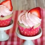 strawberry vanilla cupcakes