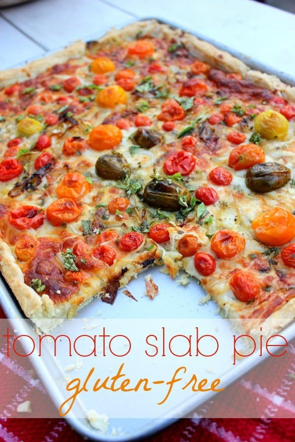 Gluten-Free Tomato Slab Pie Pizza | Alison, A Girl Defloured