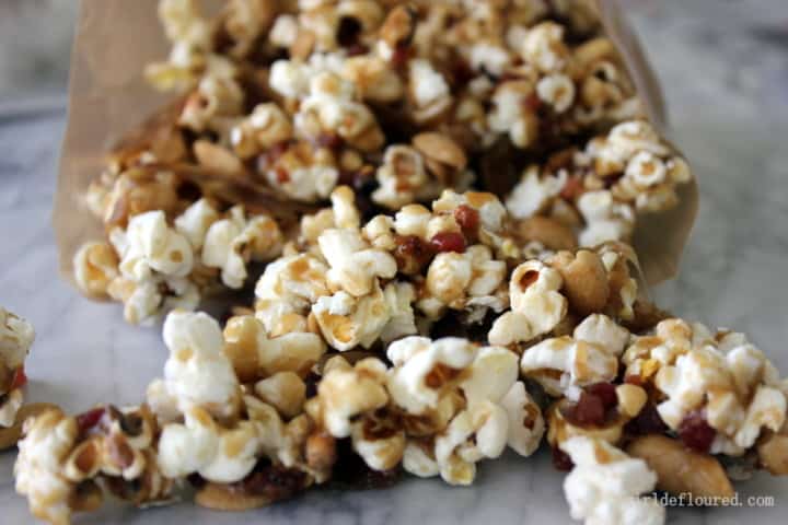 Mommy's Favorite: Chile and Bacon Caramel Popcorn