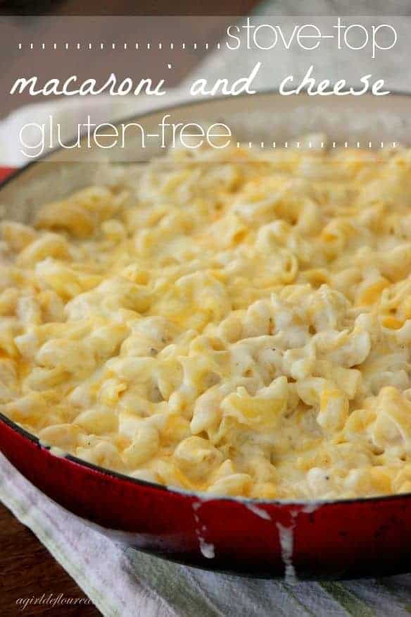 Gluten-Free Stove Top Macaroni and Cheese Recipe