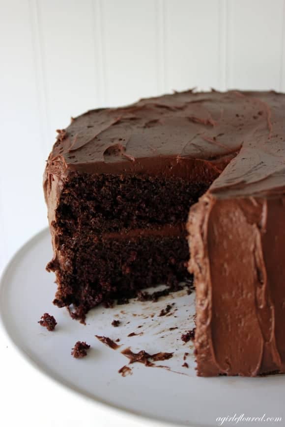 Fudgy Gluten-Free Chocolate Cake