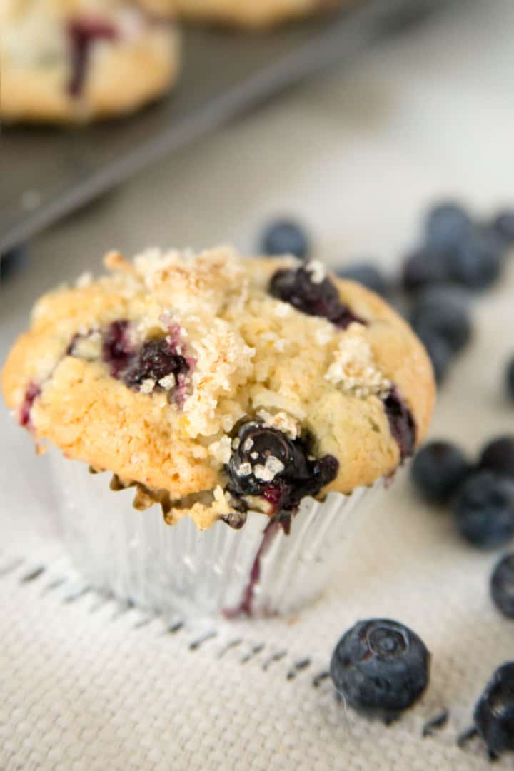 Gluten-Free Blueberry Muffins - Bakery Style