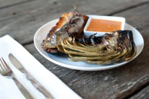 how to make grilled artichokes