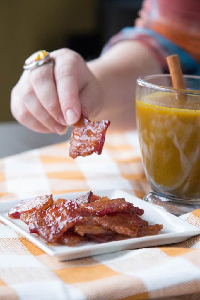 Sweet & Salty Candied Bacon Bites Recipe