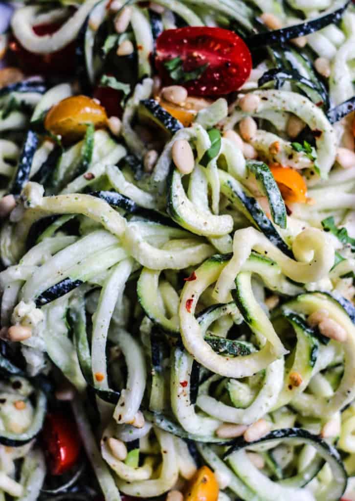 how to make zoodles - zucchini noodle