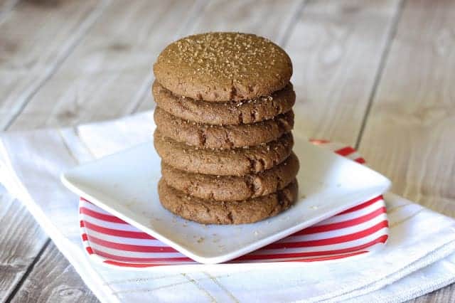 Vegan Gluten-Free Gingersnap Cookies | Recipe by Sarah Bakes GF