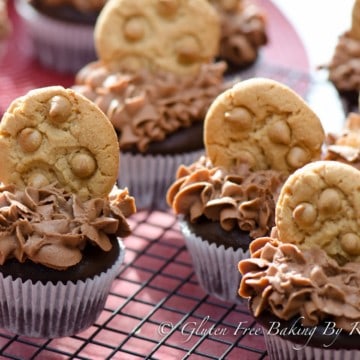 chocolate peanut butter chip cupcakes