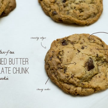 brown butter chocolate chunk cookies