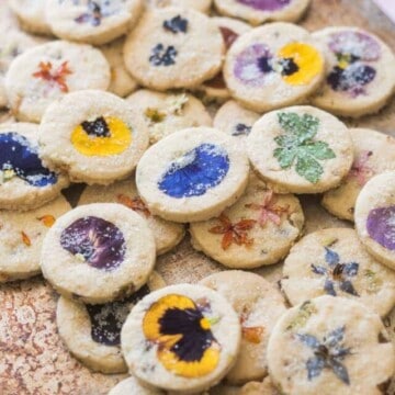 edible flower cookie recipe