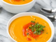 Warming Root Vegetable + Turmeric Soup