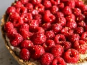 Raspberry Mascarpone Tart with Pistachio Crust