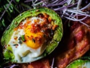 Easy & Delicious Avocado Baked Eggs
