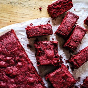 how to make gluten-free red velvet brownies