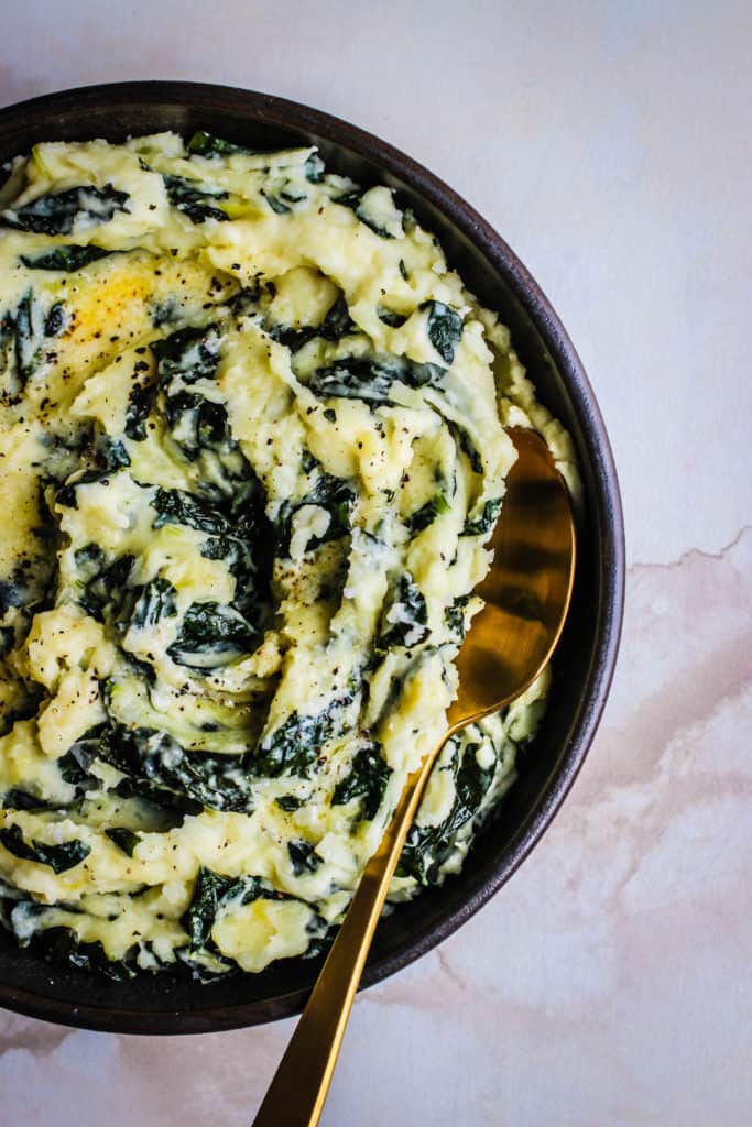 Colcannon- Mashed Potatoes With Kale