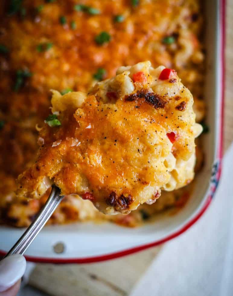 Pimento Macaroni and Cheese with Bacon Recipe - G-Free Foodie
