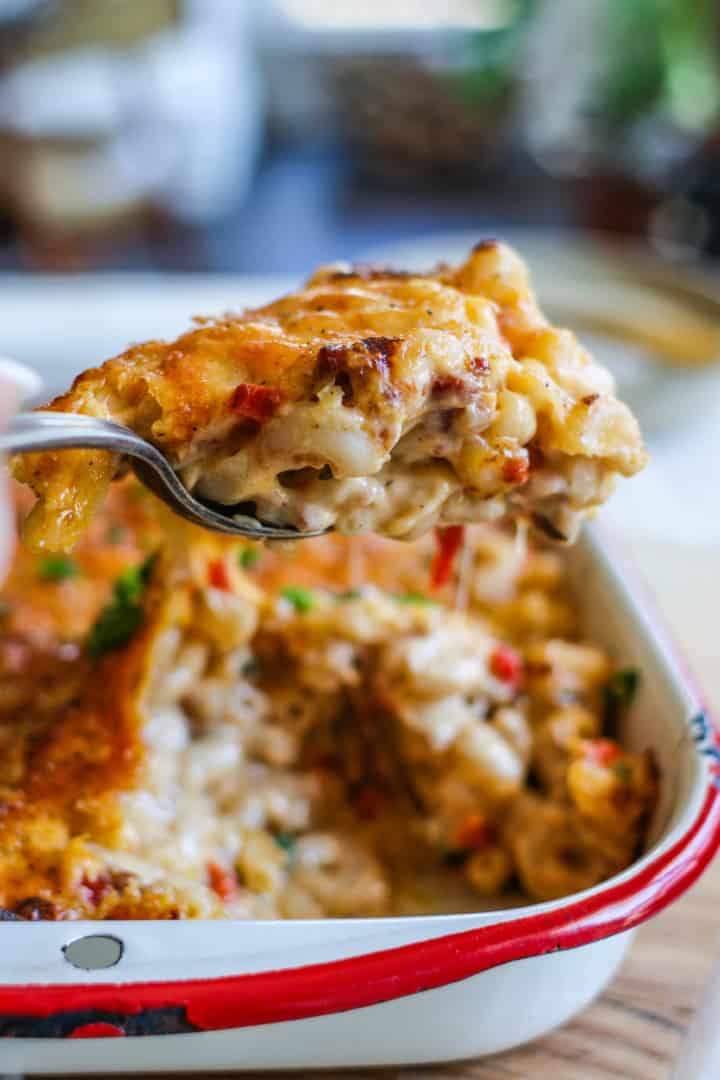 Pimento Macaroni and Cheese with Bacon Recipe
