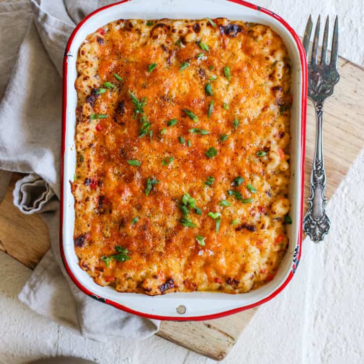Pimento Macaroni and Cheese with Bacon Recipe - G-Free Foodie