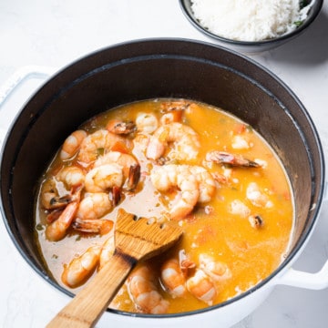 Saucy Creole Shrimp gluten-free