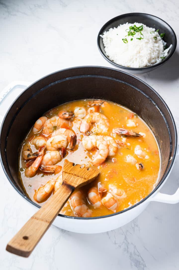 Easy Saucy Creole Shrimp Recipe