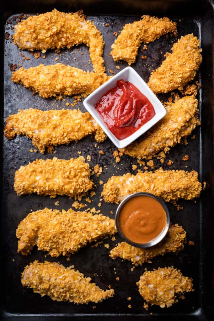 how to make easy crunchy chicken strips