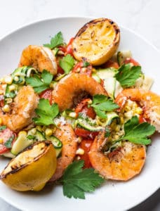 Grilled Shrimp with Fresh Corn Salsa Recipe