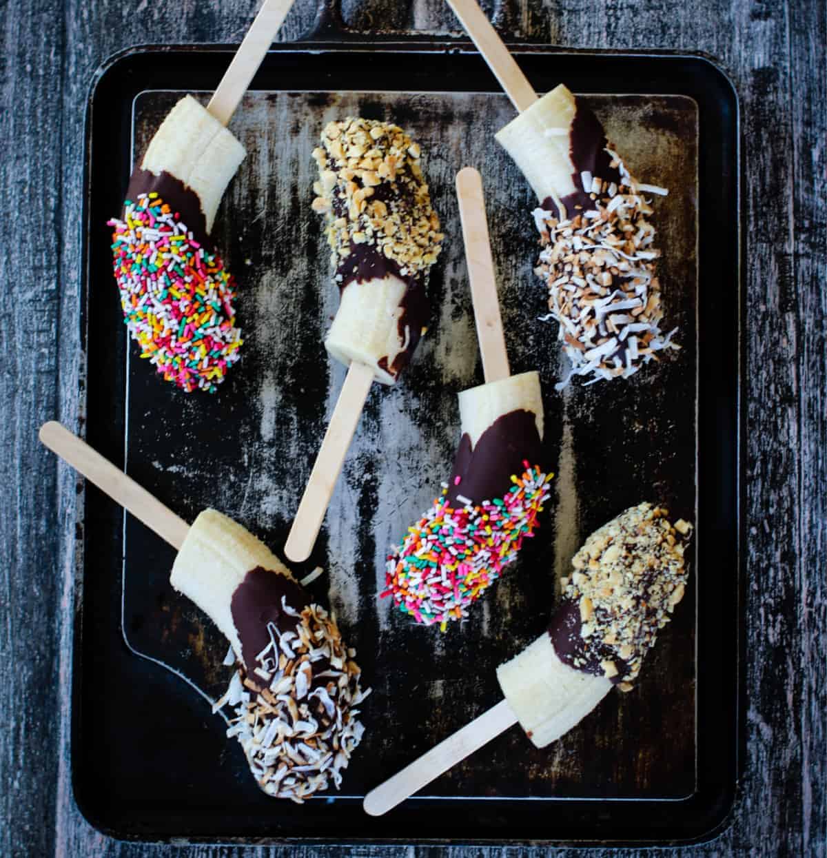 How to Make Easy Frozen Banana Popsicles | G-Free Foodie