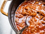 homemade Traditional Meat Sauce recipe