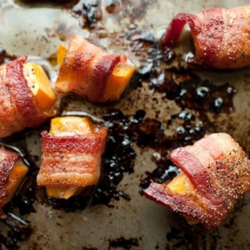 bacon wrapped persimmons recipe