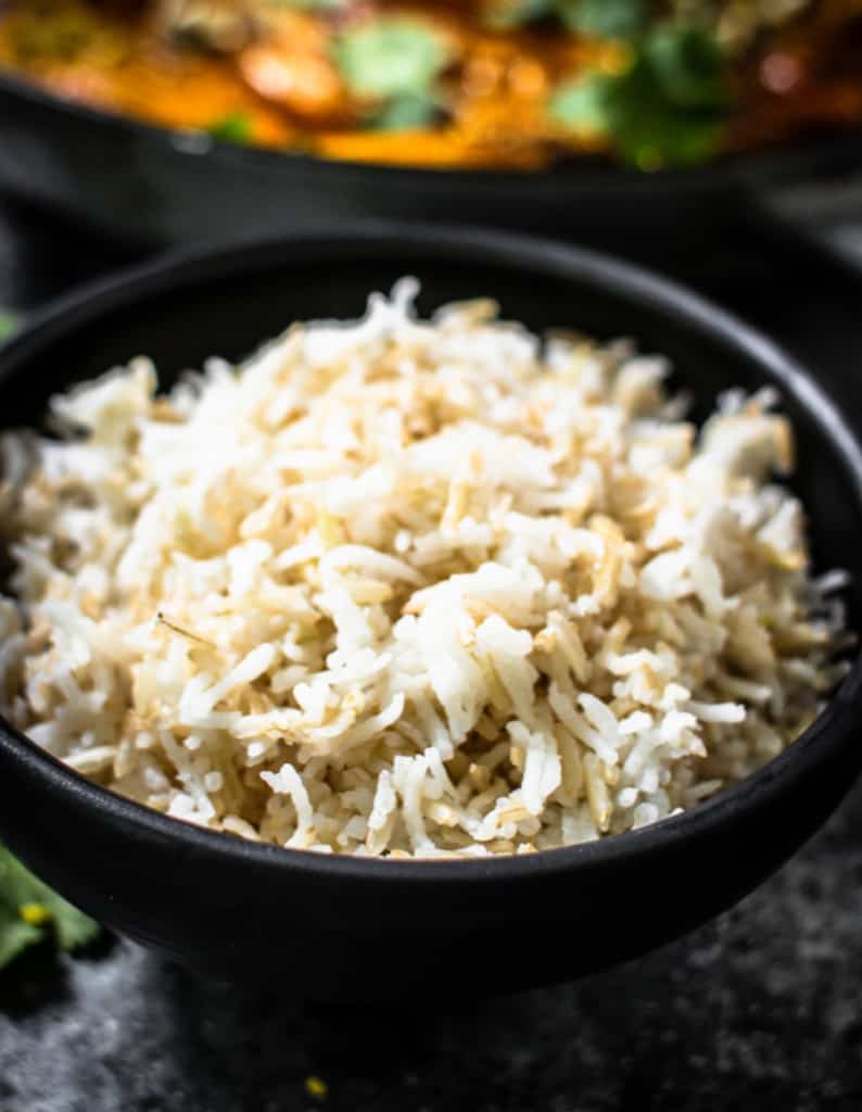 is rice gluten free, bowl of Ming Tsai's 50-50 rice