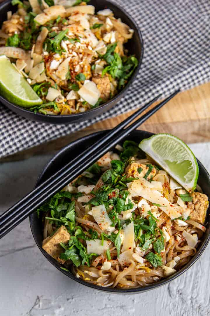 Try This Delicious Recipe For Pad Thai with Shrimp or Tofu