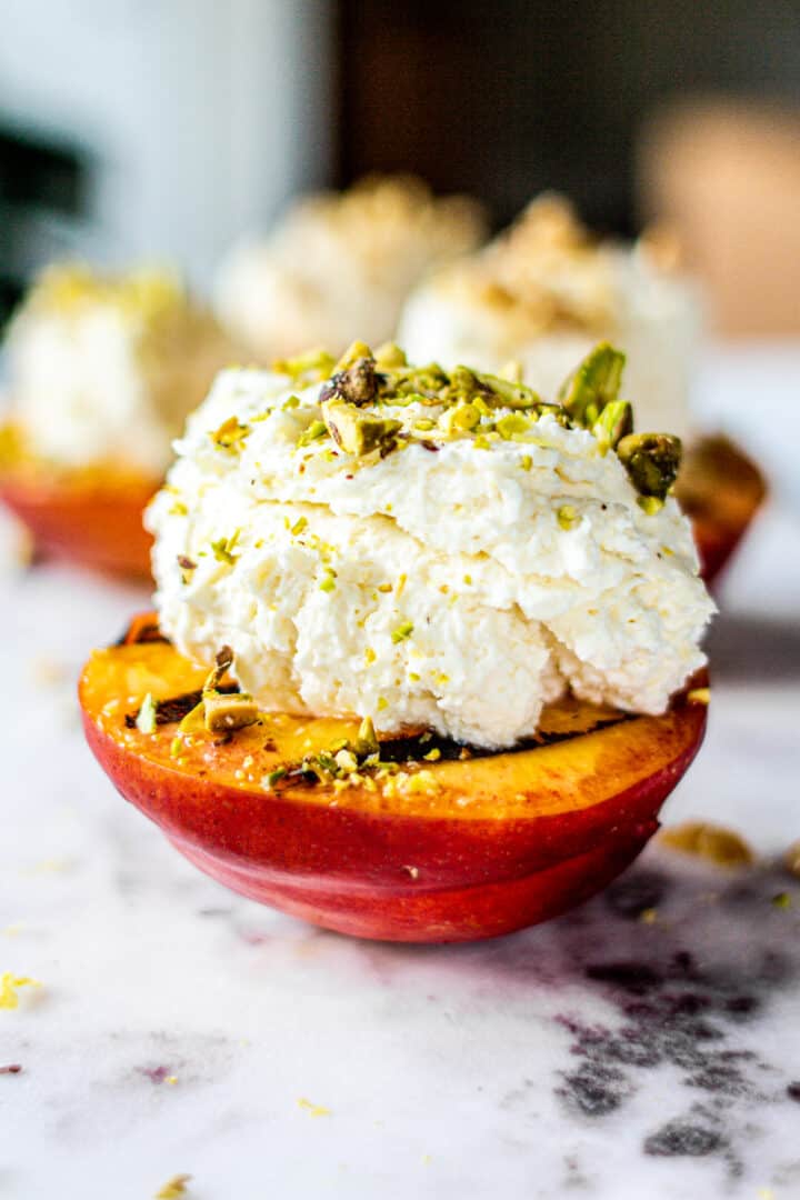 The Best Grilled Nectarines Recipe With Mascarpone Filling