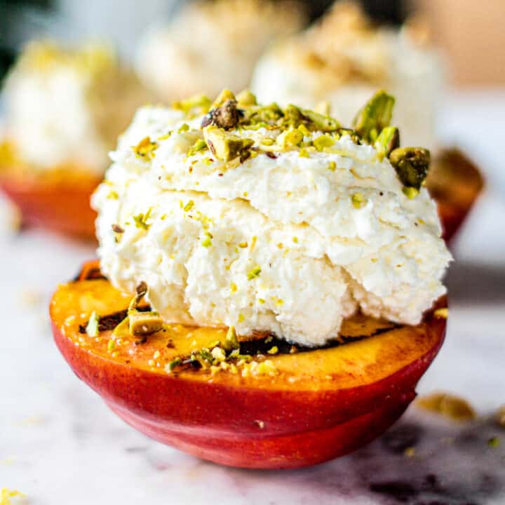 The Best Grilled Nectarines Recipe With Mascarpone Filling