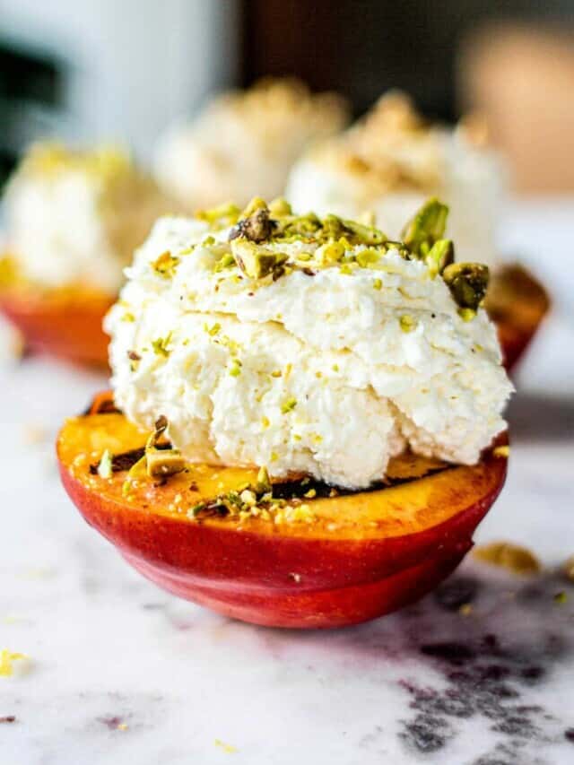 An Easy Recipe For Nectarines With Mascarpone Filling