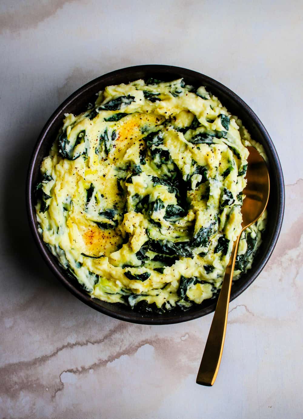 Colcannon - Irish Mashed Potatoes with Kale - G-Free Foodie