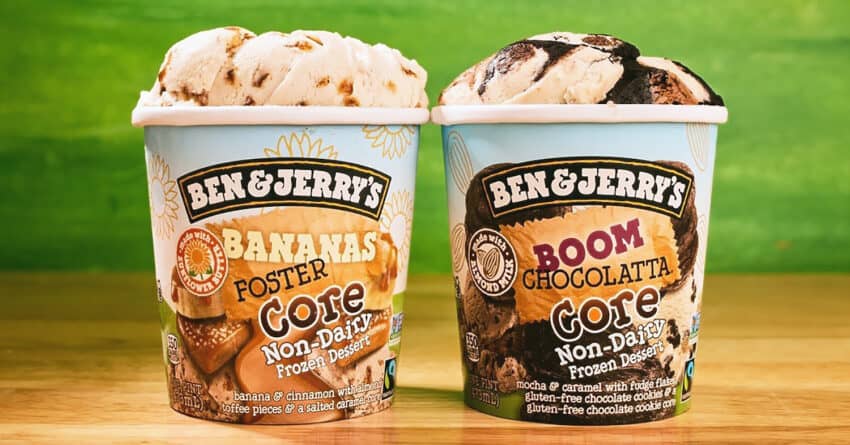 Ben & Jerry's non dairy gluten free ice cream - vegan ice cream
