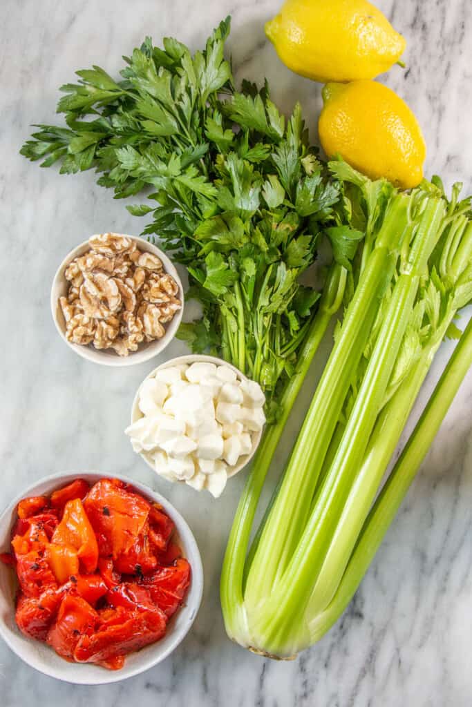 ingredients for celery salad recipe