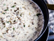 bowl of Gluten-free Cream Of Mushroom Soup