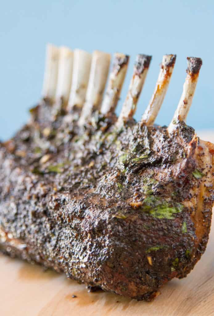 rack of lamb cooked in oven